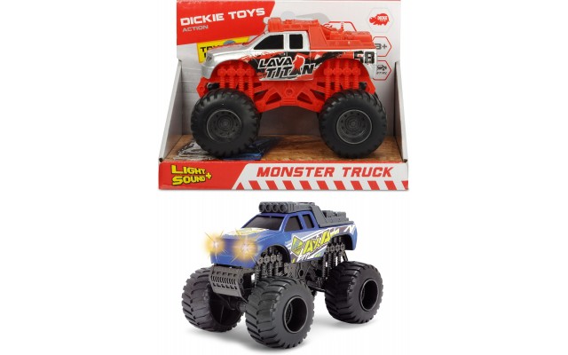 Автомобіль Dickie Toys Монстр Трак зі світловими і звуковими ефектами (3752010)