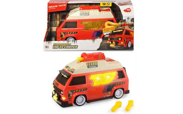 Игрушка Dickie Toys Кемпер Фольксваген с функцией стрельбы и свето-звуковыми эффектами (3756004)