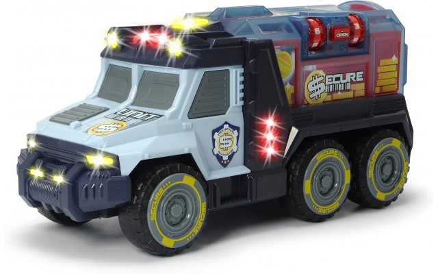 Машина Dickie Toys Инкасатор с кодовым замком свето-звуковыми эффектами (3756005)