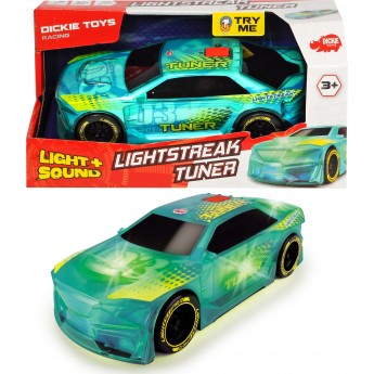Автомобіль Dickie Toys Спалахи світла Тюнер швидкісний зі зміною кольору, світло і звук (3763003)