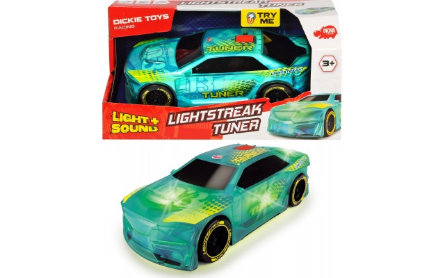 Автомобіль Dickie Toys Спалахи світла Тюнер швидкісний зі зміною кольору, світло і звук (3763003)