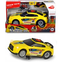 Іграшка Dickie Toys швидкісний автомобіль Ніссан з функцією їзди на задніх колесах, зі світлом та звуком 25,5 см (3764010)