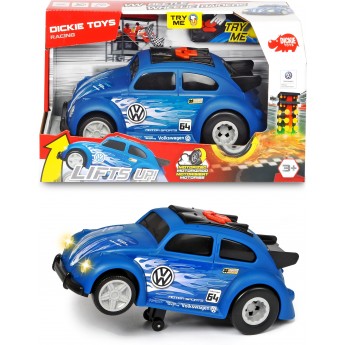 Іграшка Dickie Toys швидкісний автомобіль Фольксваген Бітл з функцією їзди на задніх колесах, зі світлом та звуком(3764011)
