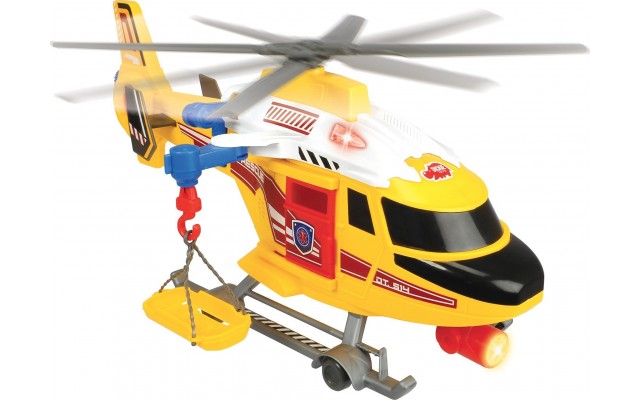 Вертолет Dickie Toys Воздушная полиция с носилками, свет звук, 41 см (1137003)