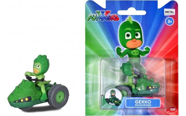 Машинка PJ Masks Герои в масках Гекко со скутером на Луне Dickie Toys (3141012)