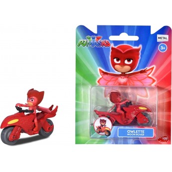 Машинка PJ Masks Герої в масках Совка зі скутером на Місяці Dickie Toys (3141013)