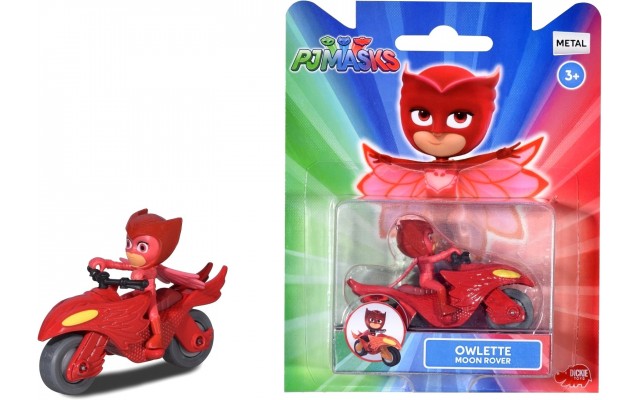 Машинка PJ Masks Герои в масках Совка со скутером на Луне Dickie Toys (3141013)