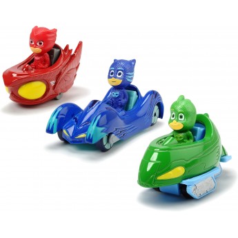 Набір машинок Dickie Toys Герої в масках: Соволіт, Геккомобіль, Котокар (3143000)