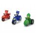 Набір машинок PJ Masks Герої в масках Кетбой, Гекко, Совка зі скутером на Місяці Dickie Toys (3143003) title=