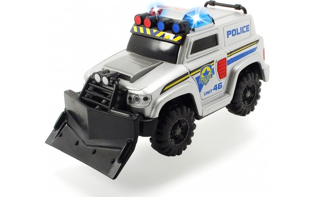 Детская машина Полиции Dickie Toys со свето-звуковыми функциями и щитом 15 см (3302001)