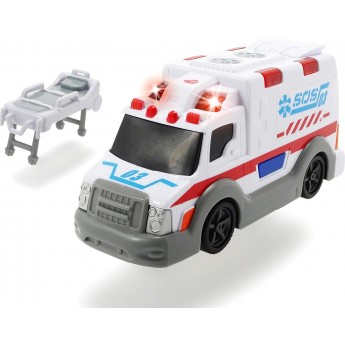 Игрушка Dickie Toys Машина скорой помощи с носилками, светом и звуком 15 см (3302004)
