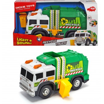 Машинка Dickie Toys Сміттєвоз з баком, світлом і звуком 30 см (3306006)