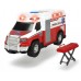 Машинка Dickie Toys Медична допомога з ношами, світлом і звуком 30 см (3306007) title=
