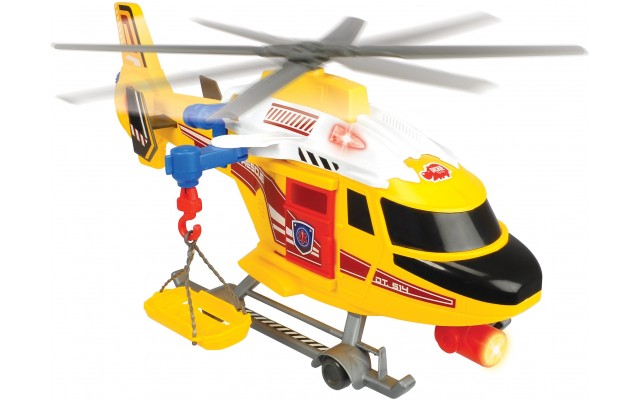Вертолёт Dickie Toys Воздушный патруль с носилками, светом и звуком 41 см (3308373)