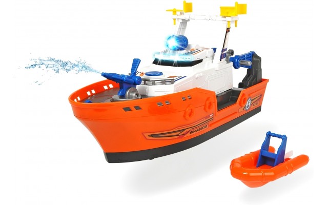 Іграшка Рятувальний катер Dickie Toys з човном і світло-звуковими ефектами 40 см (3308375)