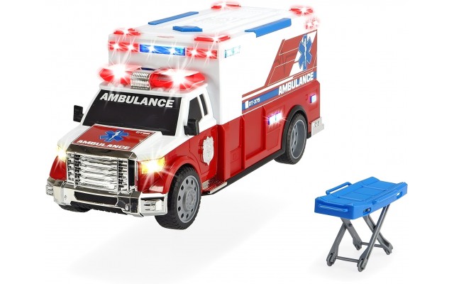 Машина швидкої допомоги Dickie Toys з ношами, світлом і звуком 33 см (3308381)