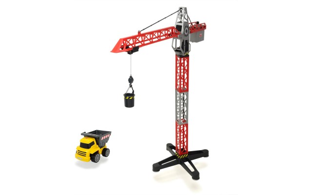 Игрушка строительный кран Dickie Toys на батарейках с машинкой 67 см (3463337)