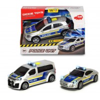 Полицейская машинка DickieToys SOS со светом и звуком 15 см, 3 вида на выбор (3712014)