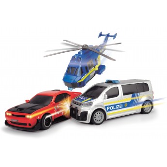 Ігровий набір Dickie Toys Поліцейська гонитва зі світлом і звуком (3715011)