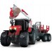 Іграшка трактор Massey Ferguson 8737 з причепом і колодами 42 см (3737003) title=
