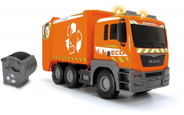 Іграшка Dickie Toys сміттєвоз Man з підйомним механізмом, світло і звук 55 см (3749024)