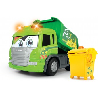 Іграшка Dickie Happy Сміттєвоз для малюків Scania зі світлом і звуком 25 см (3814015)