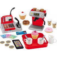 Игровой набор Кофейня Ecoiffier с кофемашиной, кассой и аксессуарами (002578)