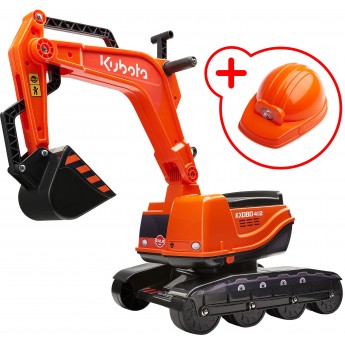 Дитячий екскаватор Falk 122 Kubota з каскою