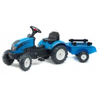 Трактор на педалях Falk 2050C Landini Powermondial с прицепом
