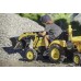 Дитячий трактор на педалях Falk 2086W Komatsu з причіпом, переднім і заднім ковшами title=