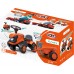 Детский трактор каталка FALK 260C Kubota с прицепом, лопаткой и граблями title=