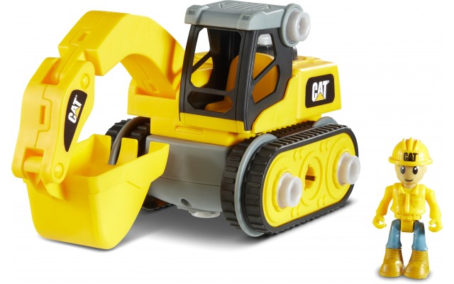Игрушка-конструктор экскаватор CAT Machine Maker 20 см (80903F)
