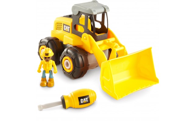 Іграшка-конструктор колісний навантажувач CAT Machine Maker 20 см (80905F)