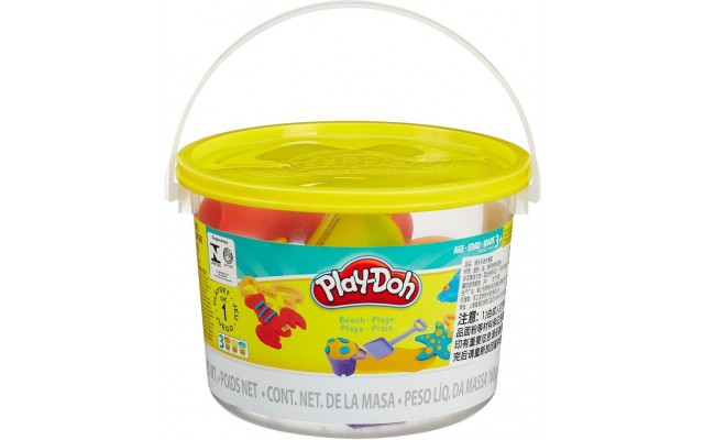 Ігровий набір для ліплення Hasbro Play-Doh Відерце Пляж (23414/23242)