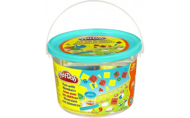 Ігровий набір для ліплення Hasbro Play-Doh Відерце Лічилочка (23414/23326)