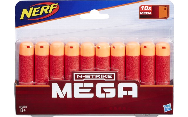 Набор патронов Hasbro Nerf Mega, 10 штук (A4368)