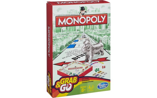 Игра Hasbro Классическая Монополия в дорогу, русская (B1002)