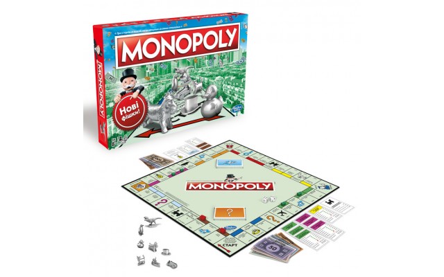 Настільна гра Hasbro Монополія Класична, українська (C1009)