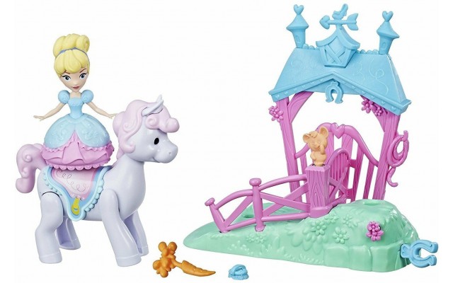 Игровой набор Hasbro Disney Princess мини-кукла танцующая Золушка и пони (E0072/E0249)