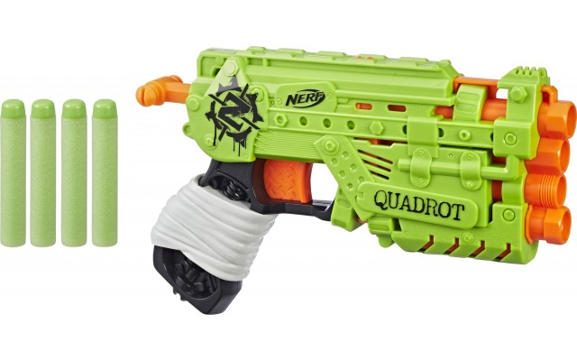 Бластер Hasbro Nerf Zombie Strike Quadrot, 4 патрони (E2673)