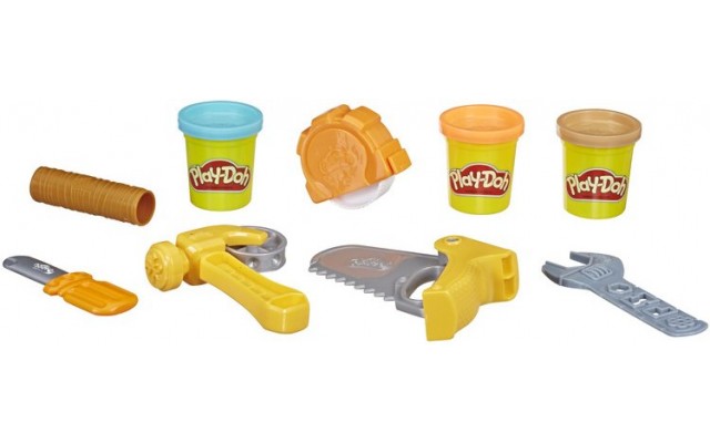 Ігровий набір для ліплення Hasbro Play-Doh Будівельні інструменти (E3342/E3565)