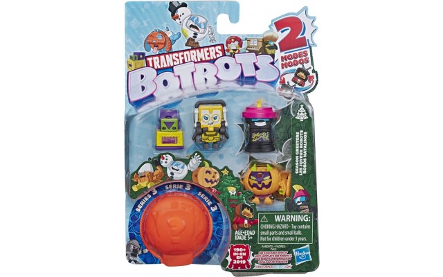 Ігровий набір Hasbro Transformers Ботботс, 4 трансформери і сюрприз (E3486/E4142)