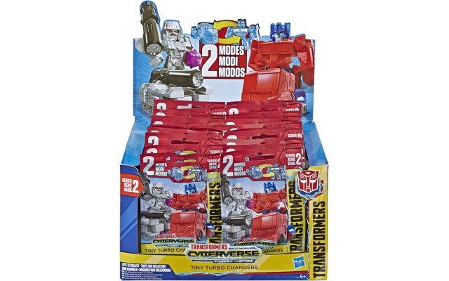 Фигурка-сюрприз Hasbro Transformers Кибервселенная Tiny Turbo Changers, 3.5 см (E4485)