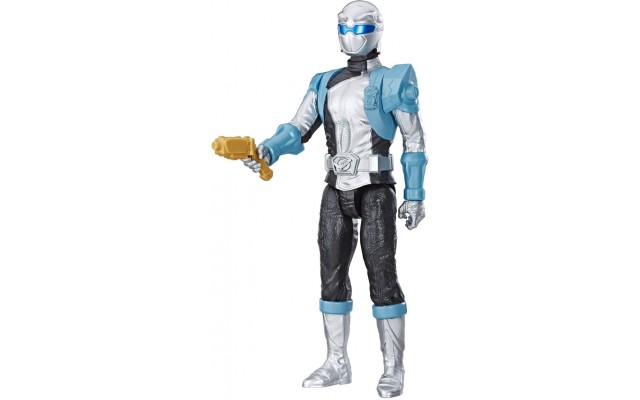 Фигурка Hasbro Power Ranger Серебрянный Рейнджер с аксессуарами, 30 см (E5914/E6203)