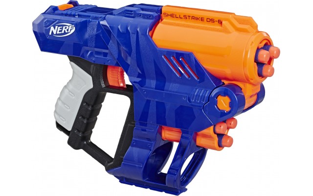 Бластер Hasbro NERF Elite Shellstrike DS-6, 6 патронів (E6170)