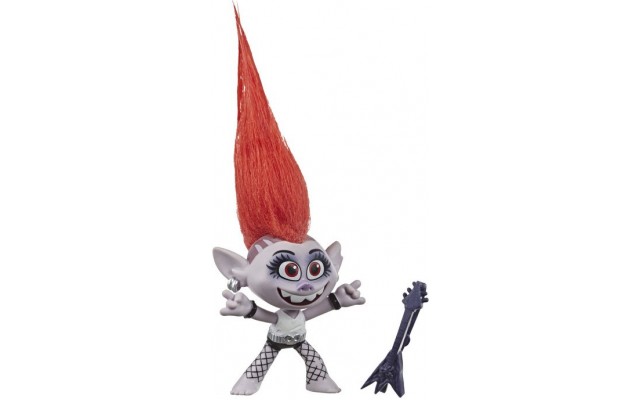 Фігурка Hasbro Trolls Королева Рокс з музичним інструментом, 13 см (E6568/E6806)