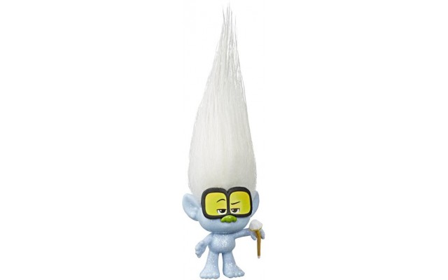 Фигурка Hasbro Trolls Тини Диамант с музыкальным инструментом, 13 см (E6568/E7042)