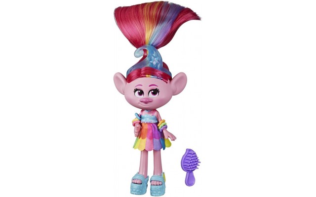Кукла Hasbro Trolls S2 Делюкс Гламурная Розочка,15 см (E6569/E6818)