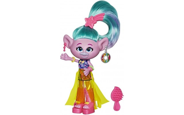 Кукла Hasbro Trolls S2 Делюкс Гламурная Сатинка,15 см (E6569/E6820)