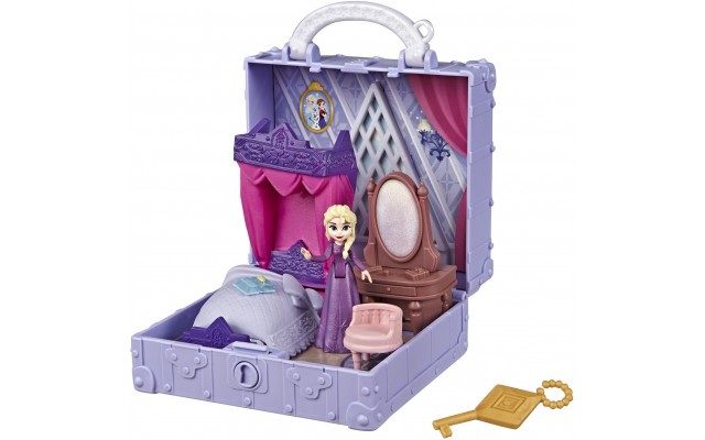 Игровой набор Hasbro Frozen 2 Чемоданчик-спальня Эльзы (E6545/E6859)